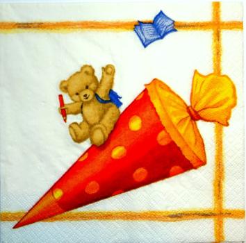 005 School - 3-ply -1/4 (red) - Home Fashion